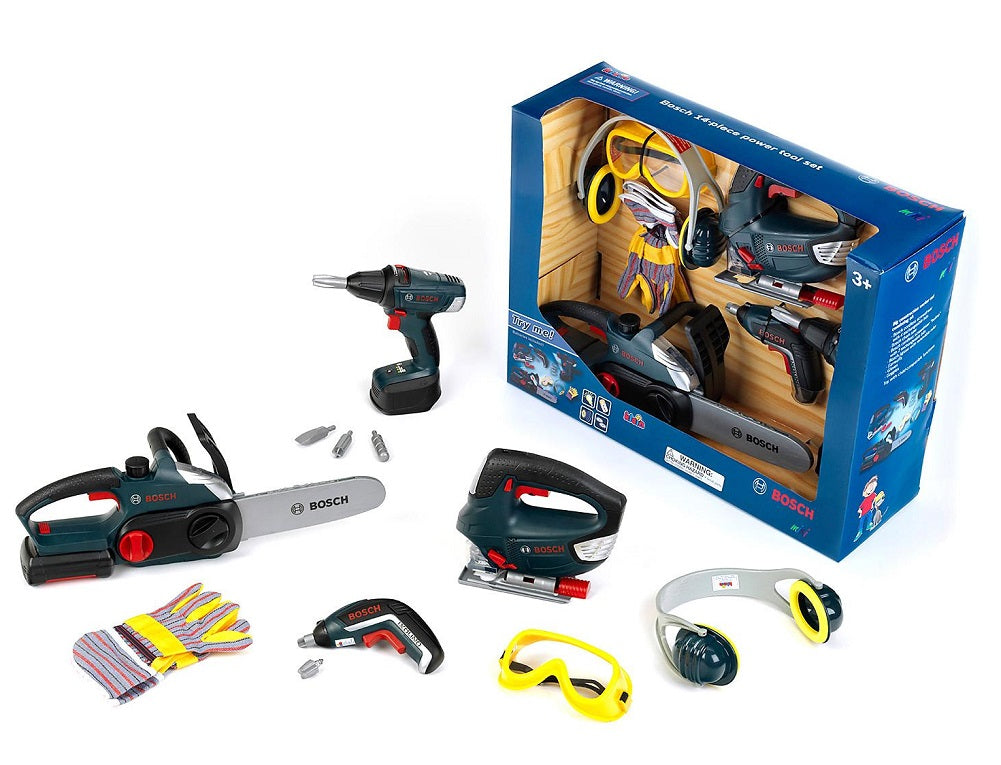 Bosch Large Toy Power Tool Set 14 piece