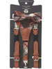 Troy James Genevieve 6-Piece Boy Bow Tie & Leather Suspenders Sets (7-10 Years)