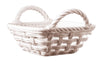 Tabletops Unlimited 9" Square Bread Basket, White