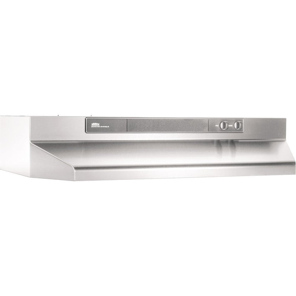 Broan 24" Under-Cabinet Range Hood with Adjustable Speed Control Stainless Steel