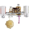 Better Living Aviva Series Soap and Shampoo Shower Dispenser with Basket