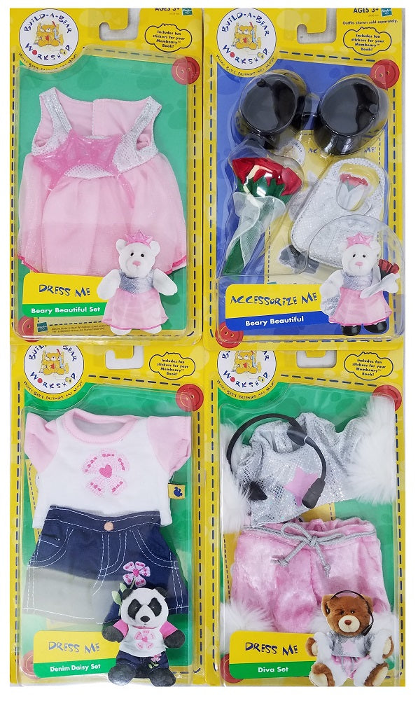 4-Piece Build-A-Bear Workshop Outfits/Accessories for Build-A-Bear Buddies
