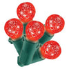Philips LED Red Faceted Sphere Indoor/Outdoor Lights - 60 Bulbs