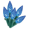 Philips 60ct Blue LED Faceted C6 Indoor/Outdoor String Lights