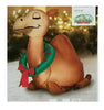 Holiday Time Inflatable Camel with Wreath 3.5 ft. Wide Gemmy