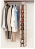 10 Shelf Hanging Shoe Organizer with recycled PET Fabric
