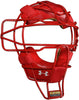 Under Armour Adult Pro Old Style Cather's Mask, Scarlet