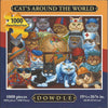 Dowdle Folk Art 432 Jigsaw Puzzle Cats Around The World 1000 Pieces