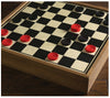 Deluxe Vintage 2-in-1 Wood Chess and Checkers Game Set