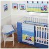 Sumersault 10 Piece Crib Bedding Set, Choo Choo