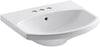 KOHLER K-2363-4-0 Cimarron Bathroom Sink Basin, White