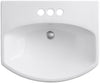 KOHLER K-2363-4-0 Cimarron Bathroom Sink Basin, White