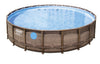 Coleman 22' x 52" Power Steel Swim Vista II Swimming Pool Set