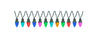 Lightshow 24.5 ft. 24-Light Christmas Color Motion String Light C9-Deluxe Multi Set 116077