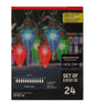 Lightshow 24.5 ft. 24-Light Christmas Color Motion String Light C9-Deluxe Multi Set 116077