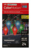 Lightshow 24.5 ft. 24-Light Christmas Color Motion String Light C9-Deluxe Multi Set 116077