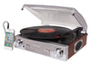 Crosley CR6005A-MA Tech Turntable with AM/FM Radio and Portable Audio Ready (Mahogany)
