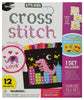 SpiceBOX Kits for Kids Cross Stitch with 12 Projects
