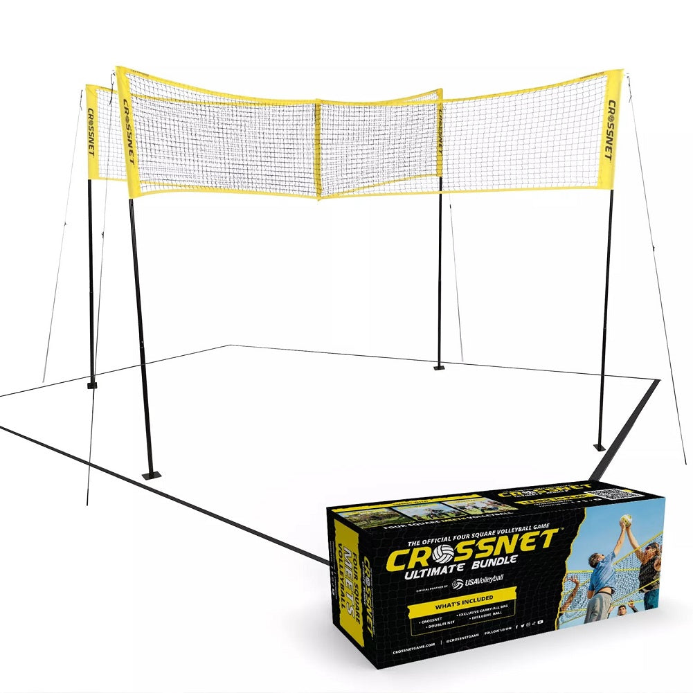Crossnet Ultimate Bundle - The Official Four Square VolleyBall Game ...