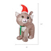 Holiday Time Inflatable 3.5 Feet Tall Cuddly Christmas Kitten