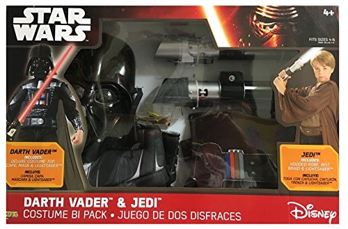Star Wars Darth Vader & Jedi Costume Bi Pack