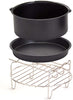 Dash 6-Piece Air Fryer Accessory Kit, 2.4 Quarts