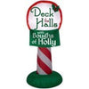 Airblown Holiday Inflatable Deck the Halls with Boughs of Holly sign 3.5 ft tall