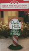 Airblown Holiday Inflatable Deck the Halls with Boughs of Holly sign 3.5 ft tall