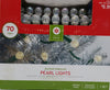 Decor 70-Count Faceted Pearl Iridescent String Lights White