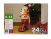 Holiday Time Light Up Dog In Boot 24 Inches Tall