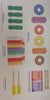 40-Piece Donut Chalk Set Sidewalk Chalk Paint