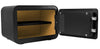 Edge Mini Personal Safe with Electronic Lock and Dual Alarm System Black