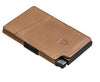 Ekster Senate Slim Leather Wallet RFID Blocking Quick Card Access Roma Cognac