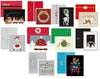Burgoyne 30 Elegant Hand Crafted Christmas Cards with Self-Seal Envelopes