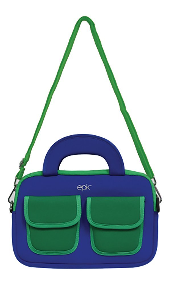 Epik HighQ Case for 7"-8" Tablets, Blue with Green