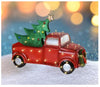 Trim-A-Tree 34-in Freestanding Metallic Truck with Tree, Constant Clear Lights