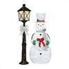 Trim-A-Trim 60-inch Freestanding Snowman and Lamppost with Clear LED Lights