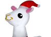 Gemmy 3.5' Tall Inflatable Llama with Santa Hat Outdoor Holiday Decoration
