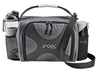 JAXX FitPak Deluxe Meal Prep Bag, Snack Container & Shaker Bottle Grey/Black