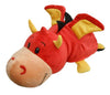 FlipaZoo 16" Plush 2-in-1 Pillow - Bei Bei Panda Transform to Ember Dragon
