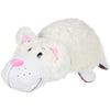 FlipaZoo 16" Plush 2-in-1 Pillow - Chocolate Labrador Transforming to White Cat
