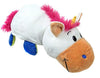 FlipaZoo 16" Plush 2-in-1 Pillow - Unicorn Transforming to Dragon