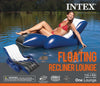 Intex Floating Pool Recliner Lounge 71 Inch X 53 Inch Blue White