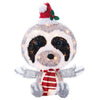 Holiday Time Light-Up Fluffy Sloth, 26" with 35 Lights