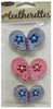 New Jolee's Boutique Dimensional Stickers leatherettes Funky Butterflies