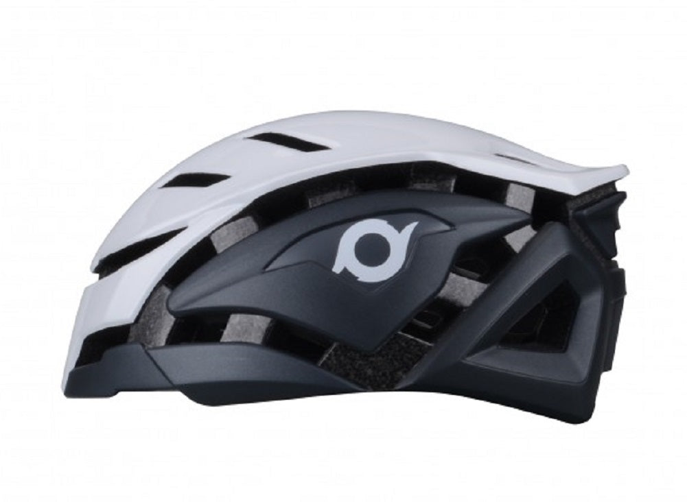 Now FURI - Adult Aerodynamic Bicycle Helmet White/Black Matte L/XL