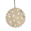 GE 5.5-in Hanging Super Sphere Light with White 50 LED Lights, Warm White