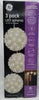 GE 3 Pack Spheres 50 LEDs in each Sphere Warm White 3 Pack