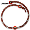 Georgia Bulldogs Spiral Football Necklace by Gamewear