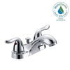 Glacier Bay Constructor 4 inch 2 Handle Mid Arc Lavatory Faucet Chrome Finish